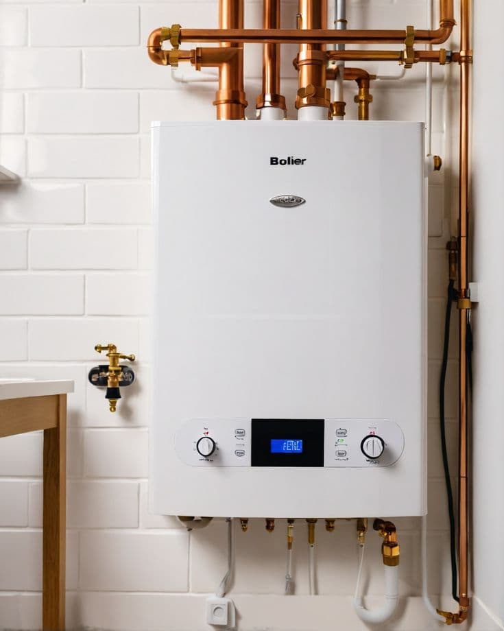 MK Heating boiler installation in East London
